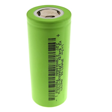 K2 Energy 3.2V 3700mAh (11.84Wh) Li-Ion HIGH CAPACITY Rechargeable Battery LFP26650E-3700-11